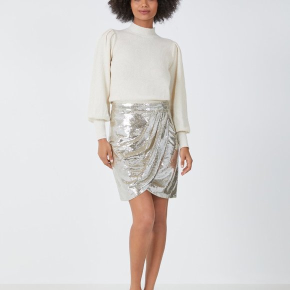BCBG disco skirt / NWT / sequin mini skirt! - Picture 5 of 6